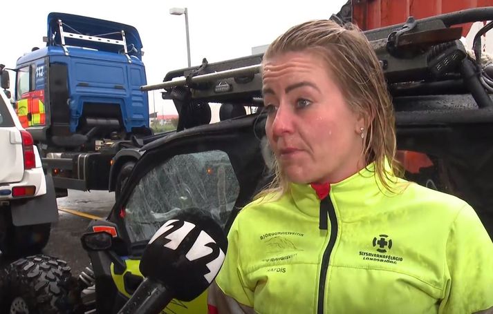 Hafdís Einarsdóttir, formaður björgunarsveitarinnar Skagfirðingasveitar frá Sauðárkróki.