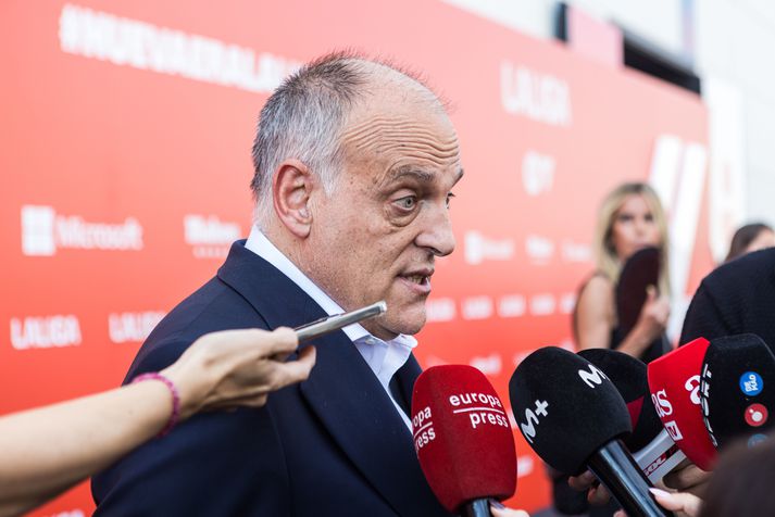 Javier Tebas hefur verið forseti spænsku deildarinnar frá 2013.