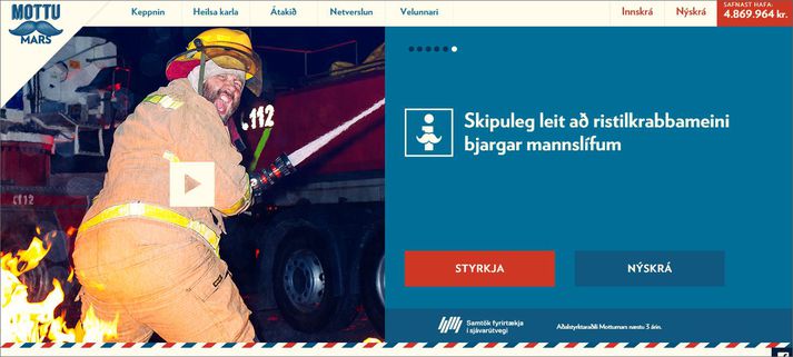 Ef Ólafur Darri leikari vill fara í ristilspeglun, verður hann að finna aðra leið til þess en um pöntunarvef Krabbameinsfélagsins.