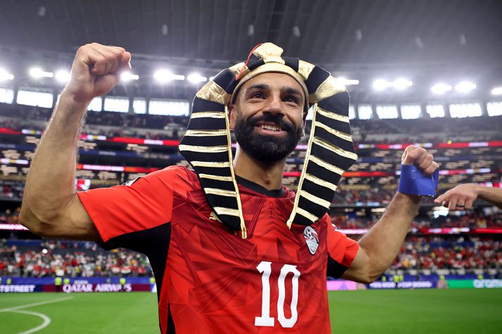 Mohamed Salah og félagar í egypska landsliðinu unnu sinn leik í 32-liða úrslitum í vítakeppni og eru önnur tveggja Afríkuþjóða sem eru enn á lífi.