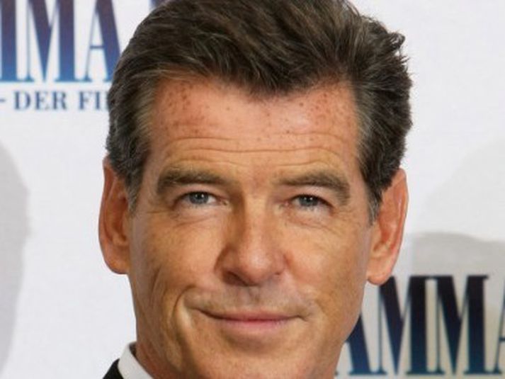 Pierce Brosnan í dag. MYND/Getty.
