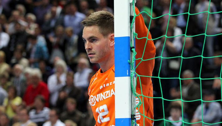 Andreas Palicka átti frábæra innkomu í lið Kiel í kvöld.