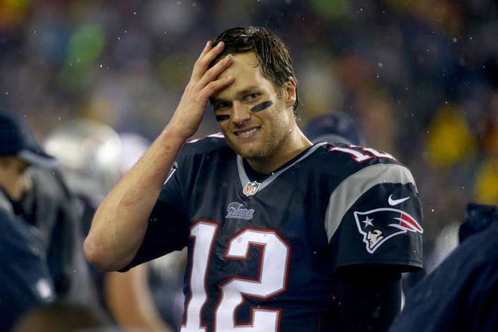 Tom Brady, leikstjórnandi Patriots.