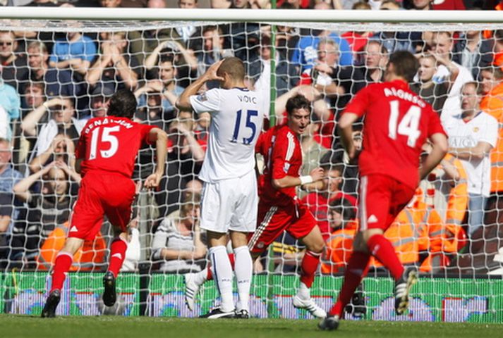 Úr leik Liverpool og Manchester United.