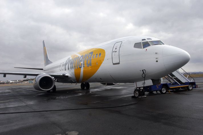 Primera Air er skráð í Lettlandi en fyrirtækið sjálft hér á landi. Flugfreyjur vilja að gerður verði kjarasamningur við flugfreyjur fyrirtækisins. fréttablaðið/hörður