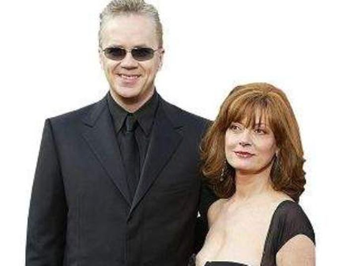 Skilin Susan Sarandon og Tim Robbins eru hætt saman.