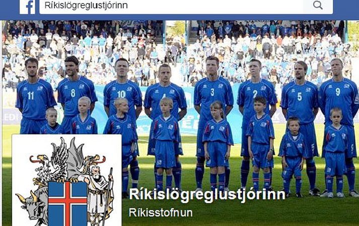 Ríkislögreglustjórinn er með bláleita Facebook-síðu.