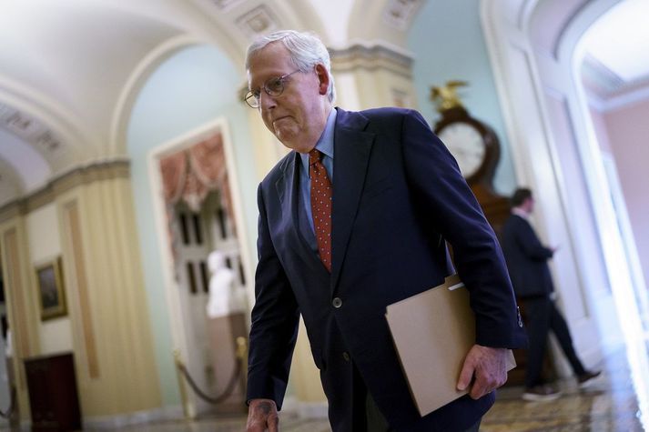 Mitch McConnell, leiðtogi Repúblikana í öldungadeild Bandaríkjaþings.