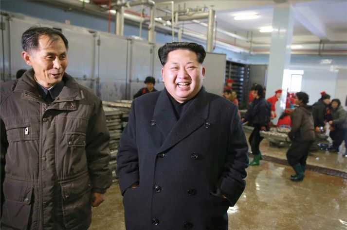 Kim Jong-un, einræðisherra Norður-Kóreu.