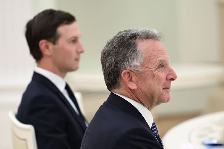 Steve Witkoff og Jared Kushner, tengdasonur Trumps, á fundi með rússneskum yfirvöldum fyrr í mánuðinum.