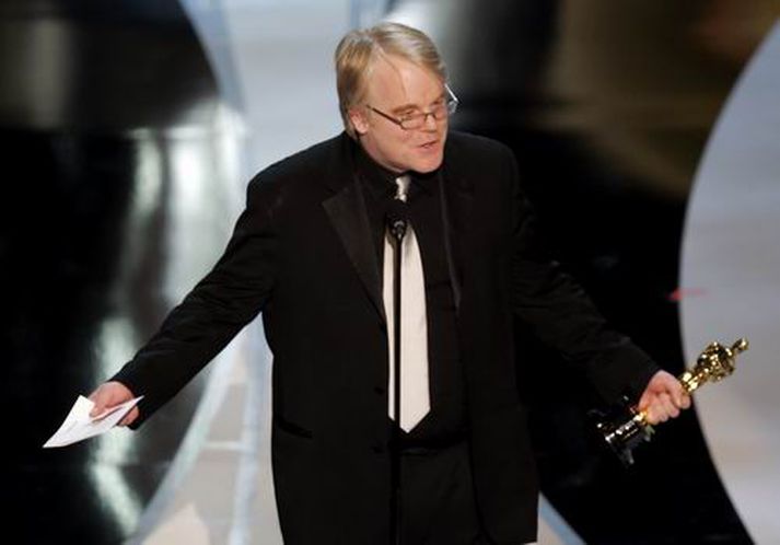 Philip Seymour Hoffman réttur maður á réttum stað með verðskuldaða styttu.