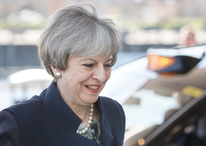 Theresa May, forsætisráðherra Bretlands, gat ekki tryggt sér stuðning flokksmanna sinna.