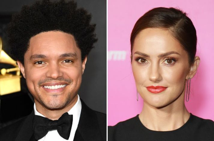 Trevor Noah og Minka Kelly eru sögð vera hætt saman.