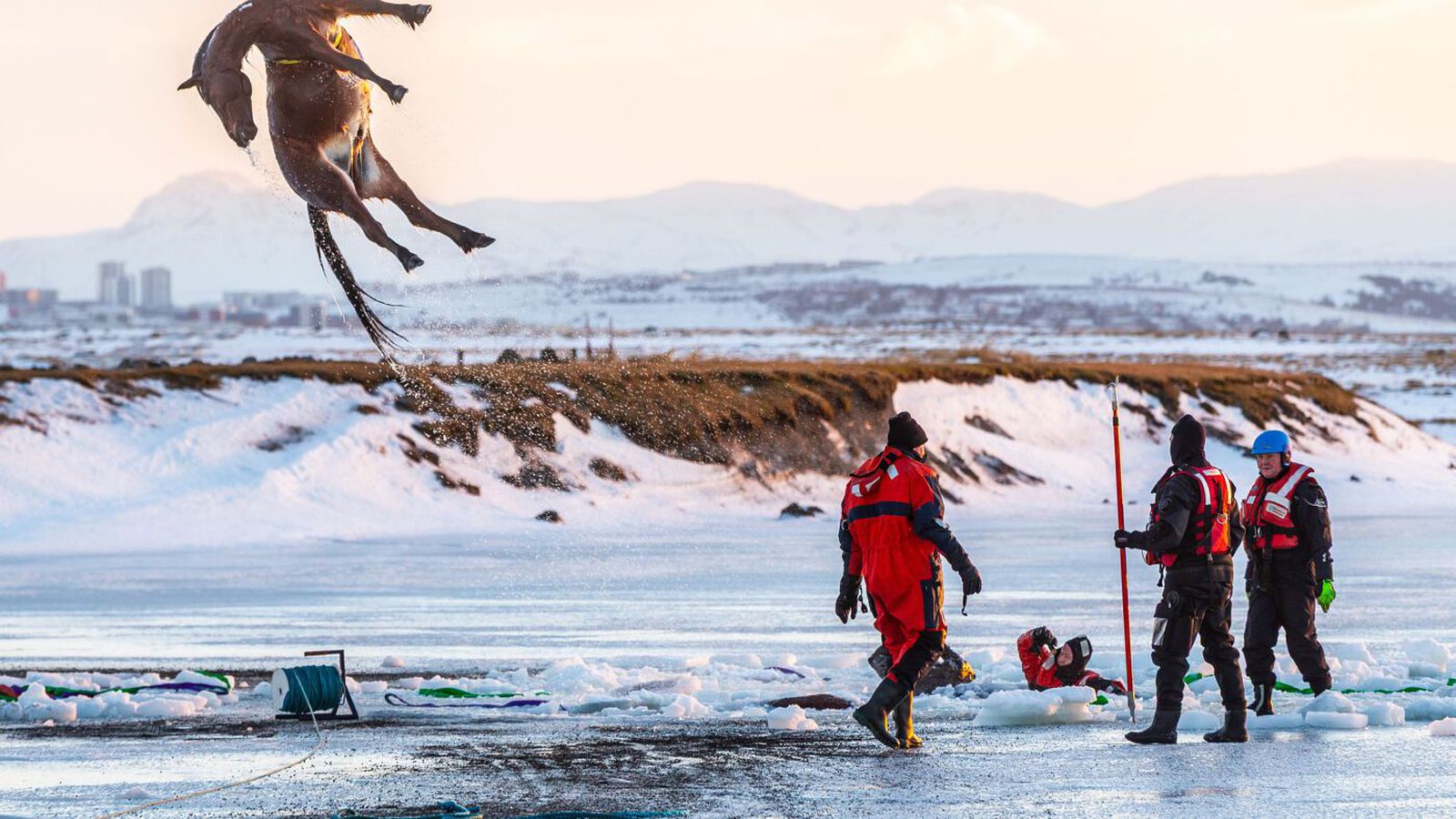 Dagurinn þegar Bessastaðatjörn varð vett­vangur harm­leiks