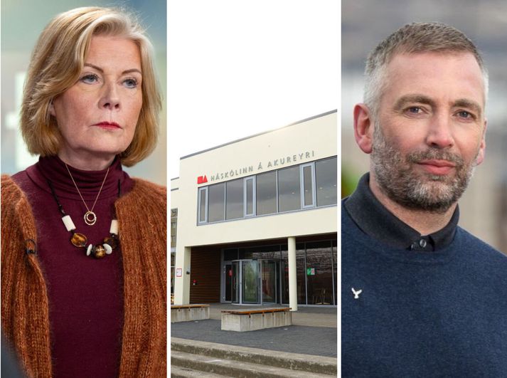Ólína Kjerúlf Þorvarðardóttir er deildarstjóri við Háskólann á Bifröst og Heimir Örn Árnason er formaður bæjarráðs Akureyrar.