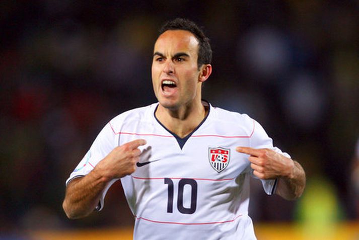 Landon Donovan í leik með bandaríska landsliðinu.