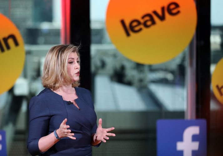 Penny Mordaunt barðist fyrir útgöngu Bretlands úr Evrópusambandinu.