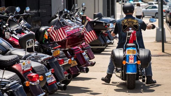 Verð á mótorjólum Harley Davidson mun hækka um 250 þúsund krónur.