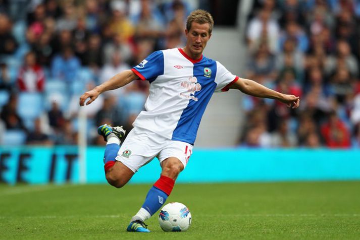 Morten Gamst í leik með Blackburn.