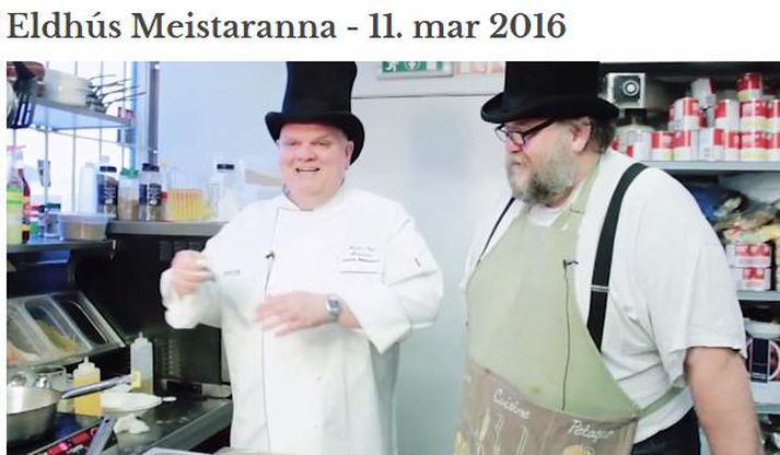 Magnús meistarakokkur dauðsá eftir því að hafa spurt hinn afdráttarlausa gest sinn um hinar gellurnar -- kellingarnar.