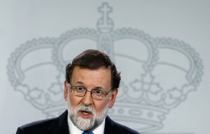 Mariano Rajoy hugnast ekki að Carles Puigdemont verði leiddur aftur til valda í Katalóníu.