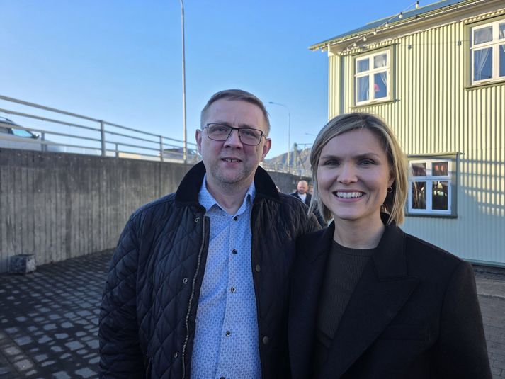 Sigurjón Vídalín og Kristrún Frostadóttir.