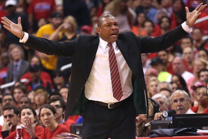 Doc Rivers í úrslitakeppninni í vor.