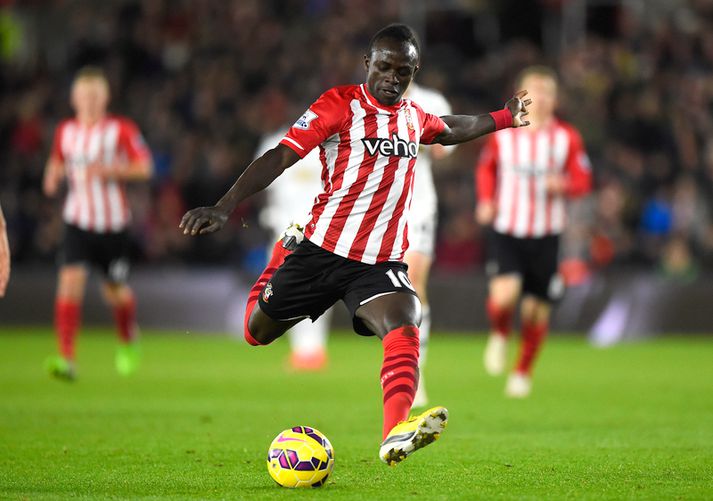 Sadio Mane í leik með Southampton.