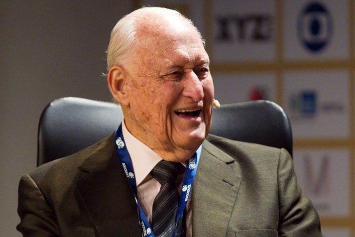 Havelange var forseti FIFA í 24 ár.