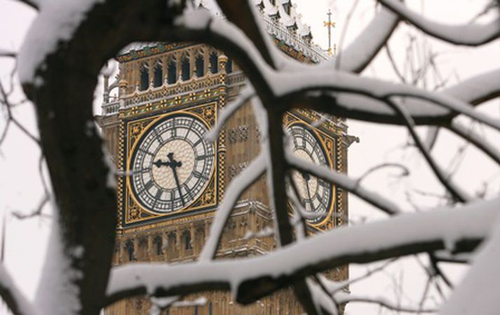 Big Ben er jólalegur um þessar mundir