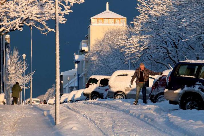 Vetur í borginni.