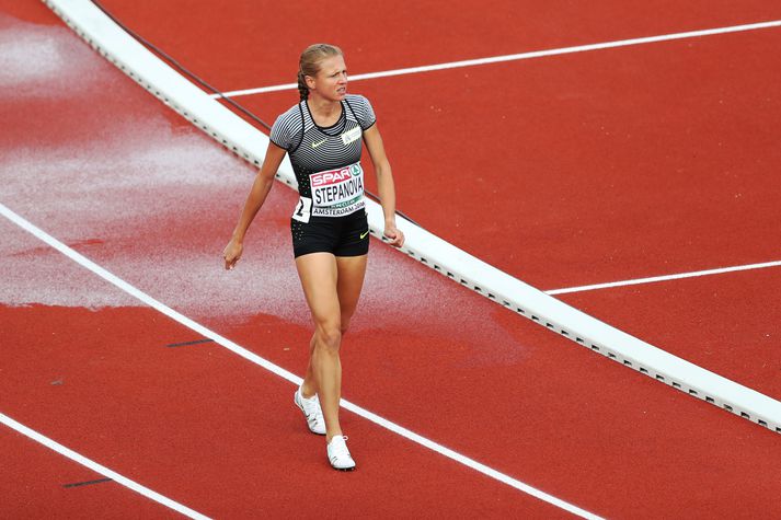 Yuliya Stepanova er ein þeirra sem hefur fengið undanþágu til að keppa en Pútín kallaði hana Júdas á dögunum.