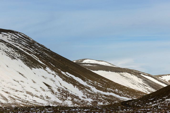 Svæðið sunnan við Fagradalsfjall.