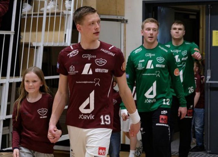 Hannes Höskuldsson var hetja Selfyssinga í kvöld.