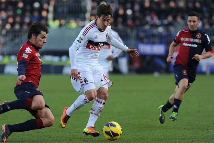 Bojan Krkic í  leik með AC Milan