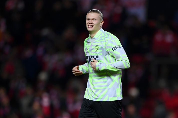 Gæti Erling Braut Haaland verið á leið til Real Madrid í nánustu framtíð.