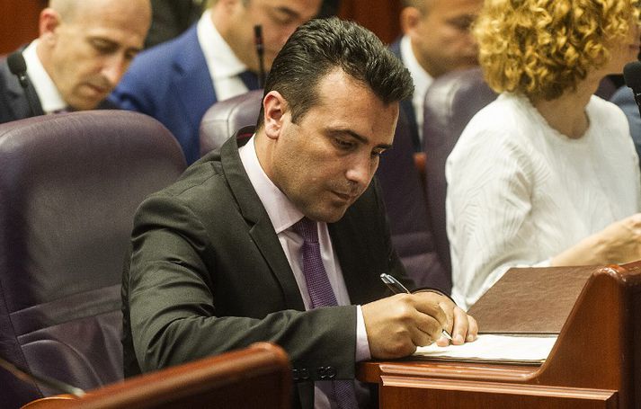 Zoran Zaev er nýr forsætisráðherra Makedóníu.