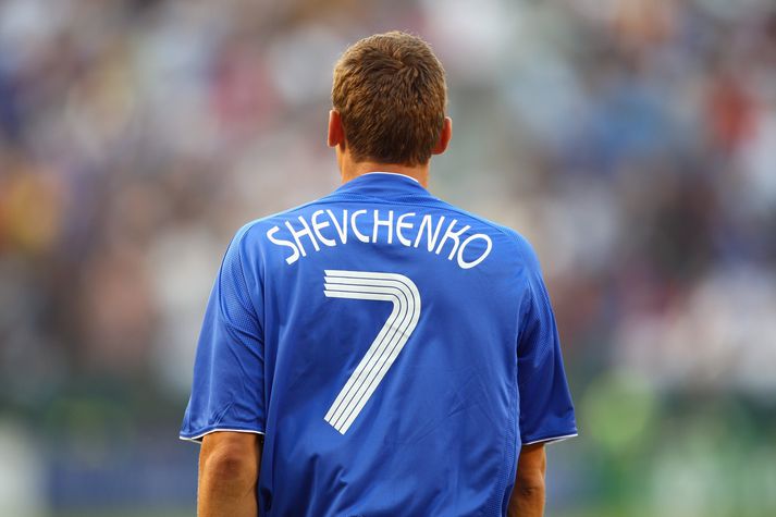 Ekkert pláss fyrir Shevchenko í byrjunarliði Chelsea.
