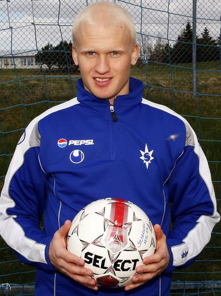 Halldór Orri Björnsson, vítaskytta Stjörnunnar, fékk loksins eitthvað að gera. 