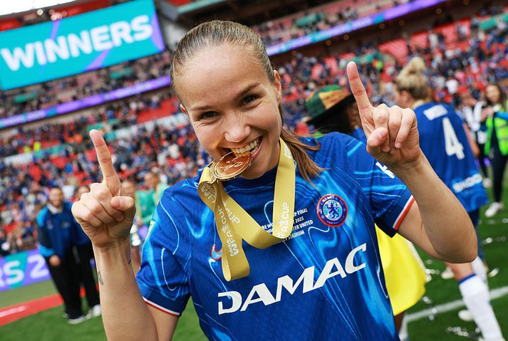 Guro Reiten hefur verið afar sigusæl með liði Chelsea á Englandi.