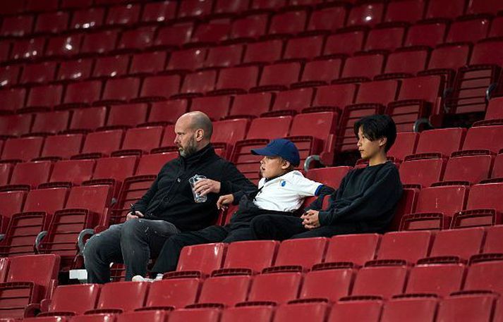 Søren, Marius og Carl hafa ekki fengið að mæta á Parken síðan í október.