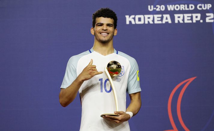 Dominic Solanke með Gullboltann.