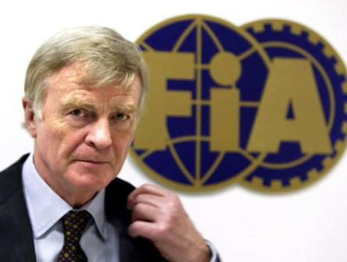 Max Mosley, forseti Alþjóða akstursíþróttasambandsins.