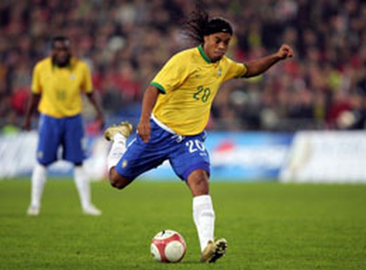 Ronaldinho var frábær í dag.