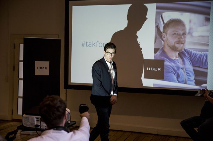 Kristian Agerbo, talsmaður Uber í Danmörku.