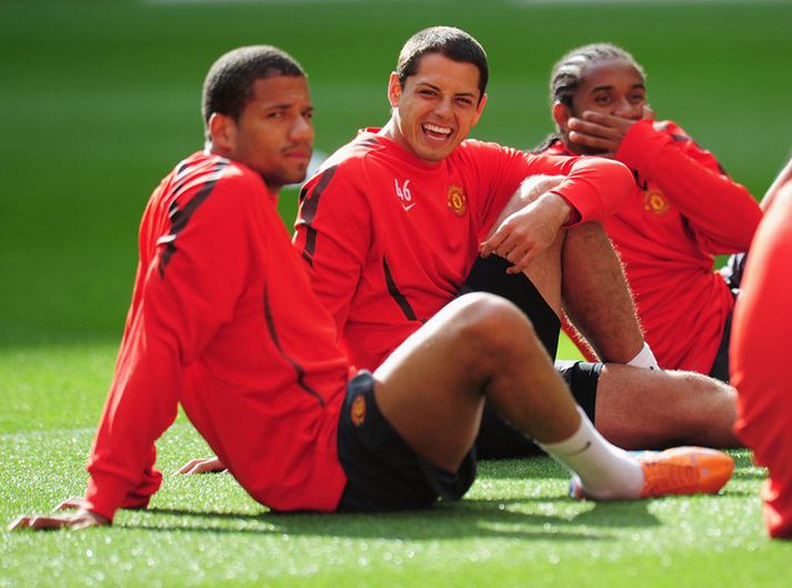 Bebe ásamt Chicharito og Anderson