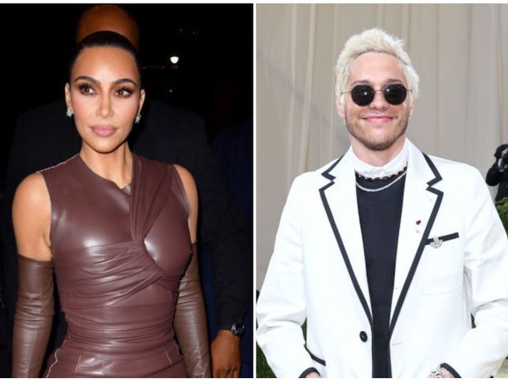 Mynd af þeim Kim Kardashian og Pete Davidson leiðast í skemmtigarði hefur farið eins og eldur í sinu í vikunni.