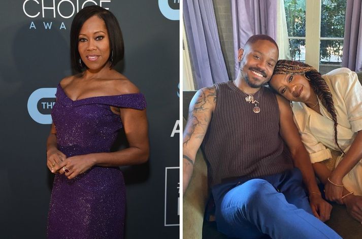 Regina King og sonur hennar Ian Alexander Jr.