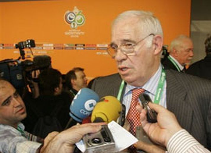 Luis Aragones þjálfari spánska landsliðsins