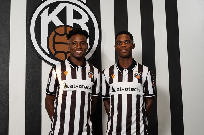 Fuseini Issah og Fredrick Delali í búningi KR.